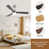 Hot Sale Modern Indoor Ceiling Fan 3 Blades Noiseless Reversible Dc Motor Speeds Ceiling Fan With Light