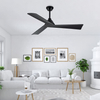 New Design Low Price Smart Ac Dc Bldc Inverter Fan 3 Blade 35 Watt 52" Ceiling Fans No Light