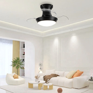 Australian Standard Smart Ac Dc Concealed Ceiling Fan Lamp Retractable Small Blades Ceiling Fan