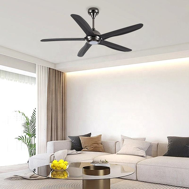 Modern Household Quiet Abs Blades Fan Lamp Luxury Led Ceiling Fan with Light Remote Cheap Price