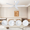 Best Industrial Electric Metal Ceiling Fans Product Big White Ceiling Fan Product With High Quality 56 Inches