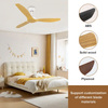 Technology Decoration Home Decorative Bedroom Smart 52 Inches Plywood Blade Dc Ceiling Fan
