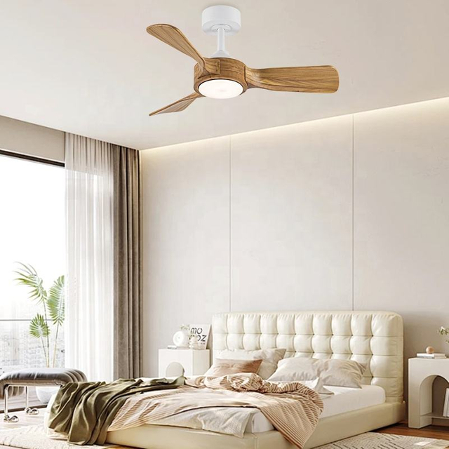Wooden Lamp Remote Fandelier Ceiling Fans Light 48 Inch with Light for Home and Restaurant