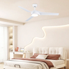 Modern Remote Control 52 Inch Indoor Ceiling Fan White Indoor Decorative Ceiling Fan With Light