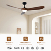 56-inch Ceiling Fan Light Control 3 Blades Dimmable Led Lighting Energy Efficient