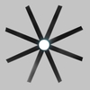 High Quality Remote Control 66 Inch 8 Blades Six Wind Speeds Adjustable Lobby Ceiling Fan