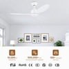 New Design Modern High Quality Ac Motor Electric 48' Inch 3 Abs Blades Ceiling Fans