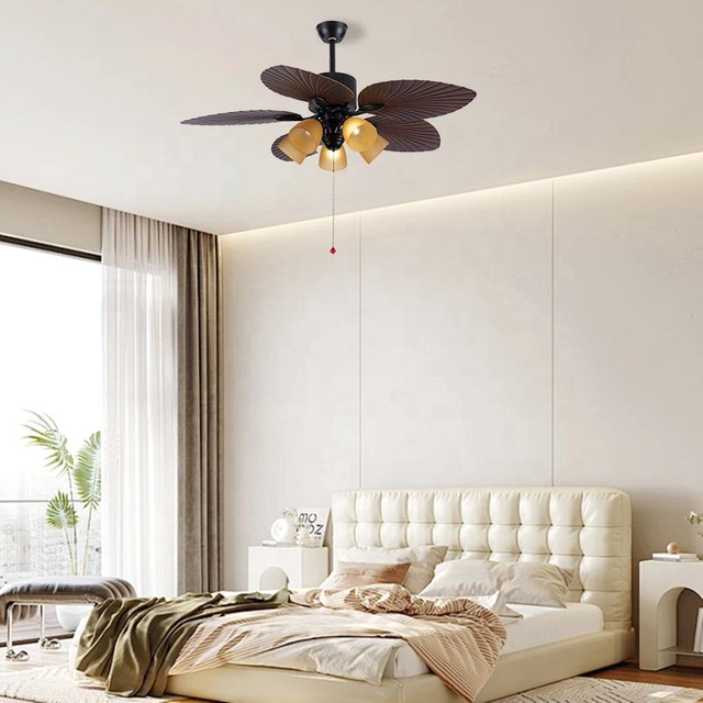 Interior Living Room Lighting Flower Ceiling Light and Fan Led Ceiling Fans 52 Inches Ce Approved
