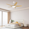 Office Traditional Smart Remote Control Chandelier Led Ceiling Fan Light Lamps with Lights