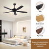 Wholesale Modern Nordic House 52 Inch Electric Ceiling Fan Remote Control Indoor Fan for Bedroom