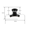 Hot Selling Small Invisible Ceiling Lamp Remote Control Led Light Ceiling Fan with Light