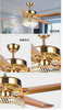 High Quality Remote Control 52 Inch 5 Blades Six Wind Speeds Adjustable Lobby Ceiling Fan