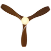 52 Inch Indoor Remote Control Home or Commercial 3 Blades Decorative Ceiling Solid Wood Electric Fans