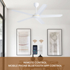Best Industrial Electric Metal Ceiling Fans Product Big White Ceiling Fan Product With High Quality 56 Inches