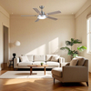 High Quality 52-Inch Modern LED Ceiling Fan with Light Popular Remote Control Project Installation Service