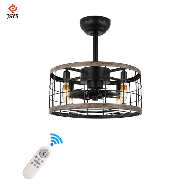 Modern Living Room Fan Light Switch Ceiling Fan with Lamp and Remote
