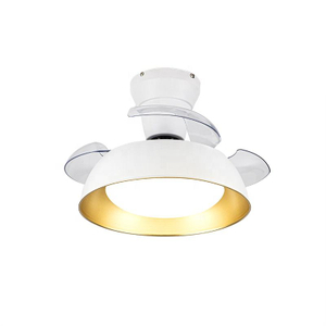 New Led Ceiling Mounted Fan Lamp Living Room Bedroom Retractable Ceiling Fan Light with Remote