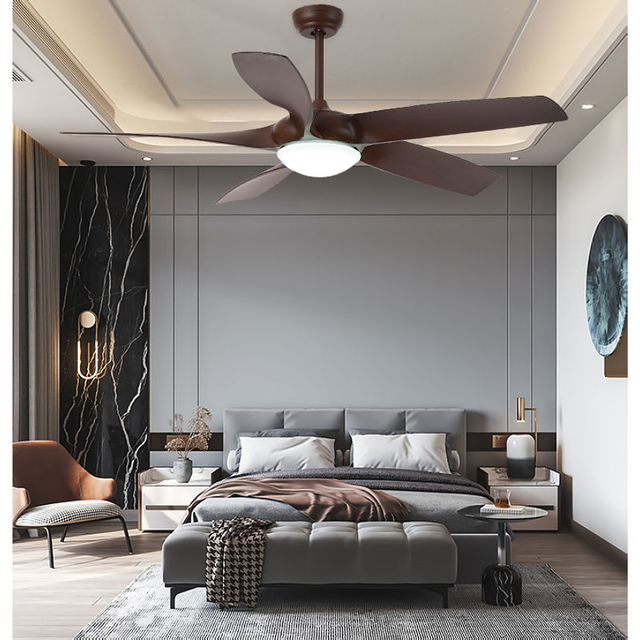 Remote Control Ceiling Fan Energy Conservation 52inch 6 Speed Hotel Ceiling Fan Light