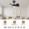 Wholesale Remote Control Fan Ceiling Smart Home Light Modern Bedroom Electronic Fan Ceiling Fan