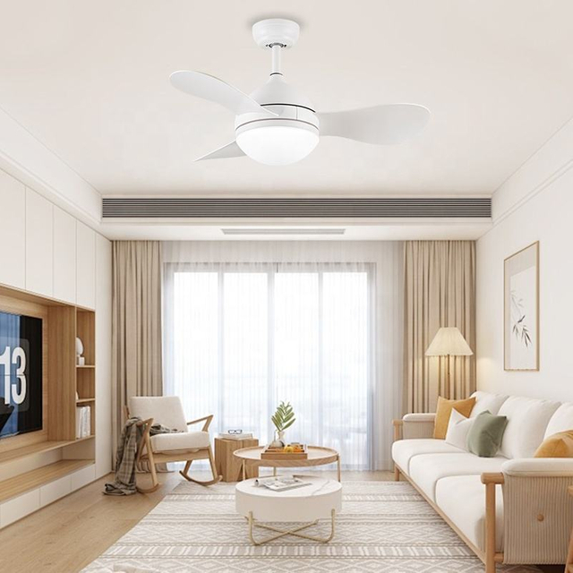 High Quality Best Decorative Electric 36inch Led Ceiling Fan Abs Body Fan Lamp for Modern House