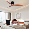 Best Ceiling Fan Brand Solid Wooden Blades Remote Control Ceiling Fan No Lights With Remote Control