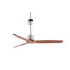 High Quality Modern Solid Wood Styler Remote Control Ceiling Fan Brushed 3 Blades Ceil Fan With App Control