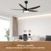 Living Room Lighting Decorate Dc Ceiling Fan Dimmable Light Led Lamp for Home Ceiling with Fan