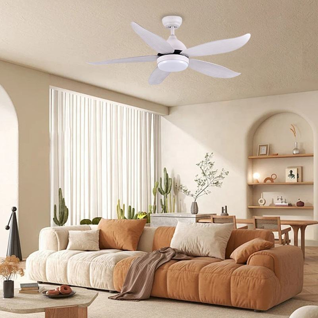Decorative Light Ceiling Fan Lamp Personality 3 Gear Traditional Fan Lamp with Light and Remote