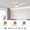 Modern Cheap Smart Remote Control Bldc Celling Fan with Led Lights 220v bluetooth and Remote