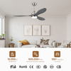 Wholesale Modern 220v 48 Inch Dc Fan Lamp Wood Led Ceiling Fans With Light for Bedroom Very Quie