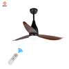 High Quality Decorative 44inch Bedroom Ceiling Fan with Light and Remote Control