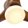 52 Inch Indoor Remote Control Home or Commercial 3 Blades Decorative Ceiling Solid Wood Electric Fans