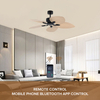 High Quality Best Price Air Cooling Ceiling Fan ABS 5 Blade Palm Leaf 52 Inch Ceiling Fan