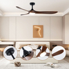 56-inch Ceiling Fan Light Control 3 Blades Dimmable Led Lighting Energy Efficient