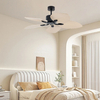High Quality Best Price Ceiling Fan Antique Style 5 Abs Leaf 6 Speeds Remote Control Ceiling Fans 52 Inches