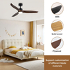 Multifunction Lighting Led Ceiling Fans in Black with Light for Ceiling and Remote