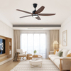 Wholesale Modern Dc Fan Lamp 5 Blades Remote Controlled Led Ceiling Fan Light Lamps for Living Room
