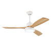 Indoor Ceiling Fan Design Nordic Wooden Ceiling Fan or Stand Fans with Light and Remote
