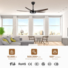 Living Room Lighting Decorate Dc Ceiling Fan Dimmable Light Led Lamp for Home Ceiling with Fan