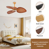 Retro Banana Fan Leaf Fancy Inverter Motors Remote Control Ceiling Fans Lamp Fan Ceiling