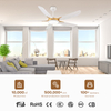 Modern Led Ceiling Fans Saving Energy Lighting Remote Control Bedroom Fan Lamp with Remote Control