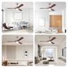 Decorative Electric Lighting Led Celling Fan Dining Room 3 Blade Light Fan Lamp for House