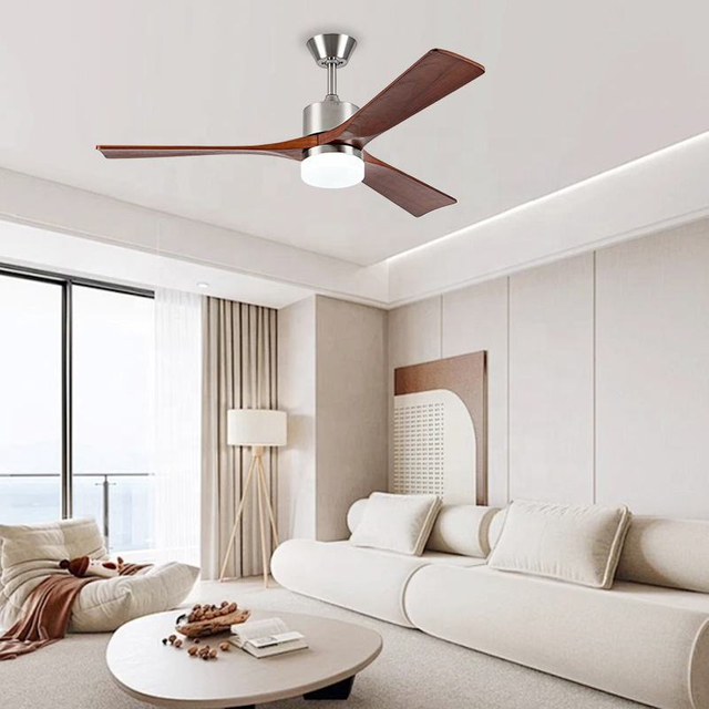 Decorative Electric Lighting Led Celling Fan Dining Room 3 Blade Light Fan Lamp for House