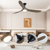 Bedroom Simple 56 Inch 3 Blade Electric Energy Saving Ceiling Lamps with Fan Remote for Home