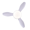 2025 Modern Simple School Powerful White 52inch 3 in 1 Ceiling Fan 220v With Lamps Industrial