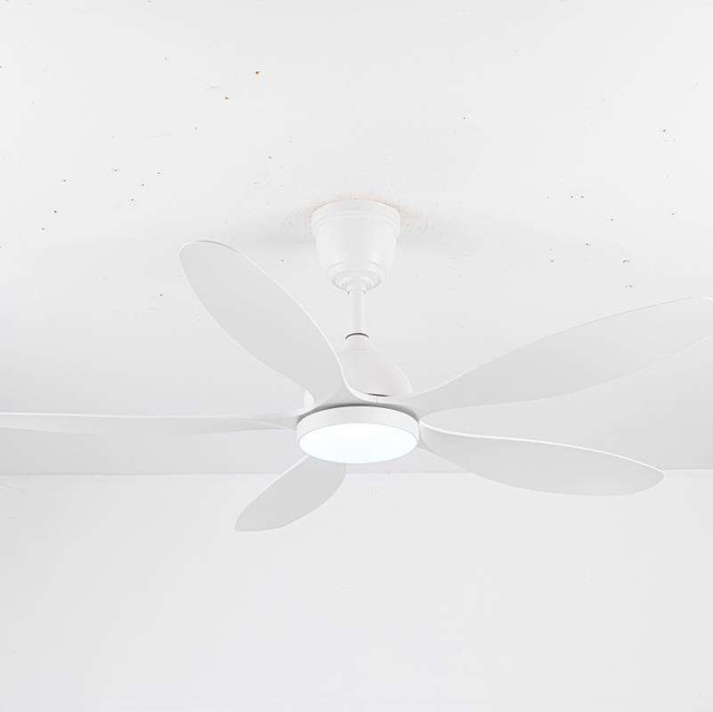 Hot Sale Silent 56 Inch 55W DC Copper Motor Five Indoor Ceiling Fan Lamp for Living Room