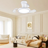 Modern Decorative Remote Control Smart Invisible Small Ceiling Fan with Led Light Remote Control