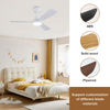 Indoor Dining Room Remote Control Light 42inch Intelligent Voice Led Ceiling Fan with Light