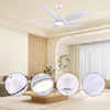 Modern Indoor Led Dimmable Ceiling Fan Lamp White Light with Led Light and Remote Control