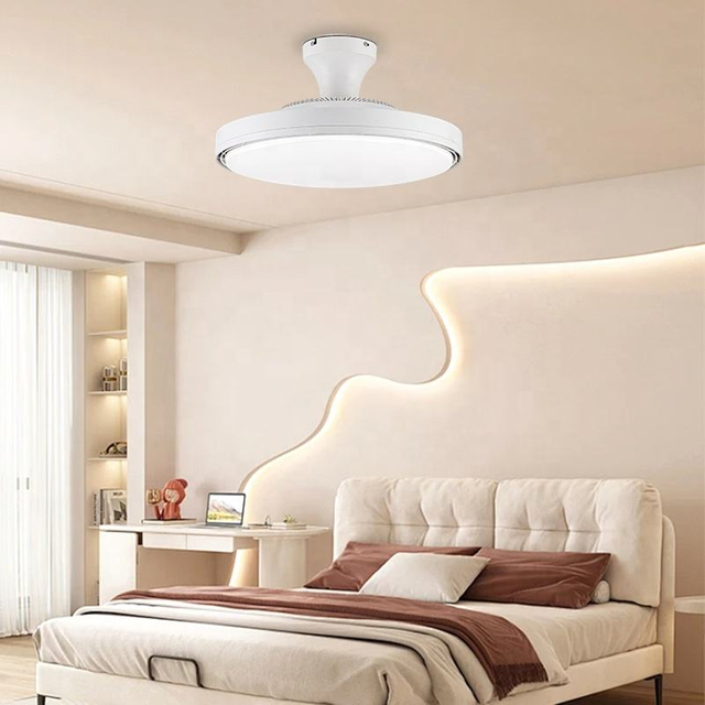 High Quality Multi-function Celling Fan Rustic Round Ceiling Fan with Led Light for Bedrooms